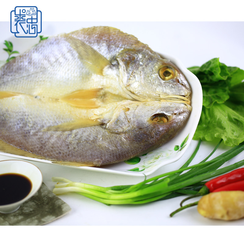 裘忠 大黄鱼干600g/条 咸香美味大黄鱼鲞鱼干 海鲜干货 新品