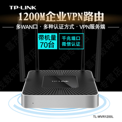 TP-LINK5G双频无线路由器WIFI公司企业智能VPN穿墙王TL-WVR1200L