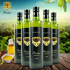 帕帝尼 特级冷压初榨橄榄油500ml*5瓶 西班牙原装进口 食用油