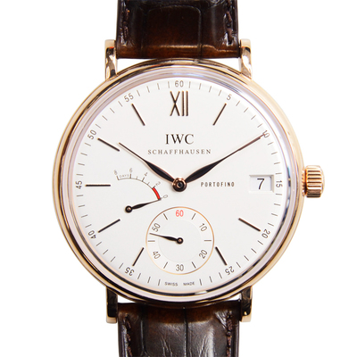 【9.9新】iwc万国柏涛菲诺18k玫瑰金机械男表iw510107