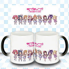 ASSASSYN lovelive马克杯 水团Aqours动漫变色水杯定制茶杯子包邮