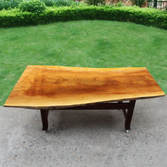 老挝楠木实木大板台原木大板老板桌 天然会议桌餐桌画案现货3158