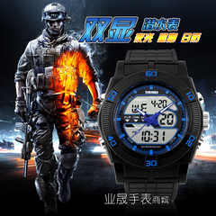 多功能军表特种兵男士双显电子手表防水夜光户外学生运动智能手表