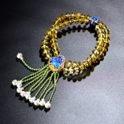 Thai hand-woven bracelet fashion gold silver Bead Bracelet women jewelry natural Korean version