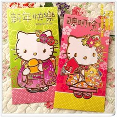 鸿森1631 正版授权利是封 香港版kt猫 凯蒂猫红包 HelloKitty