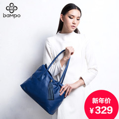 Banpo decorated female baodan leather shoulder bag 2015 new stylish versatile tote bag leather bag