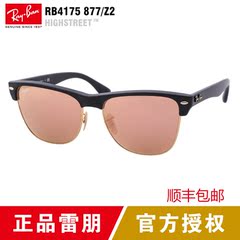 Rayban雷朋RB4175樱花粉膜877/Z2复古半框大框休闲男女太阳镜墨镜