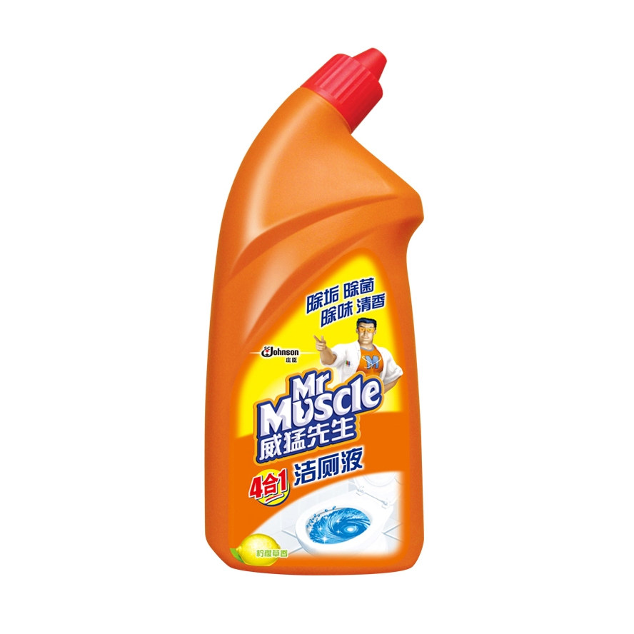 mrmuscle威猛先生洁厕剂洁厕柠檬草600g批发正品马桶清洁剂