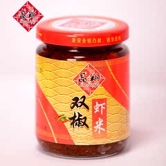 安徽特产晶翔双椒虾米酱 农家手工自制虾酱 特价鲜辣椒酱 豆瓣酱