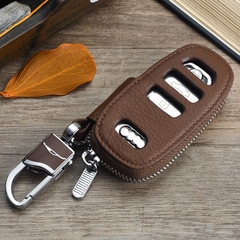 奥迪钥匙包真皮A6L Q5 A4L A5 A7 A8L专用汽车钥匙套遥控器保护套