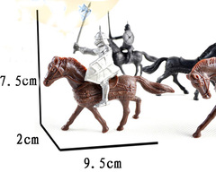 兵人 古代玩具套装人马静态模型骑兵塑料动漫车混装士兵成品
