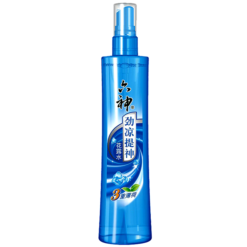 天猫精选【2件减4】六神花露水劲凉花露水3重薄荷180ml/瓶 喷雾21.