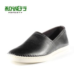 New Korean version 2015 and grey sheep summer youth Le Fu, leather men's casual shoes men's shoes 0550455