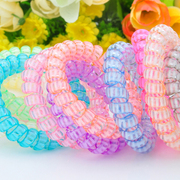 Ya na Korea jewelry line hair tie band Flower tiara hair accessories hair rope candy-bar