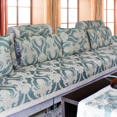 欧式豪华植绒布艺沙发垫 沙发巾 坐垫 专业定制 多种花色任选
