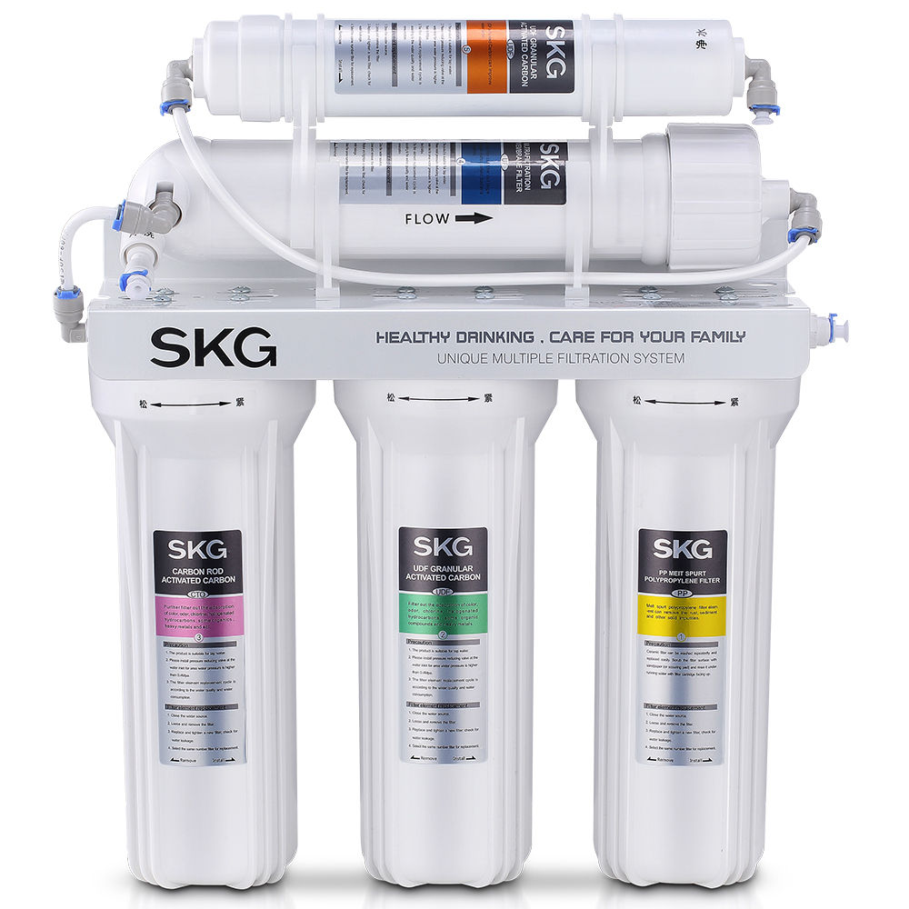 【预售】SKG 4868五级净水器家用直饮厨房自来水过滤器超滤净水机产品展示图4