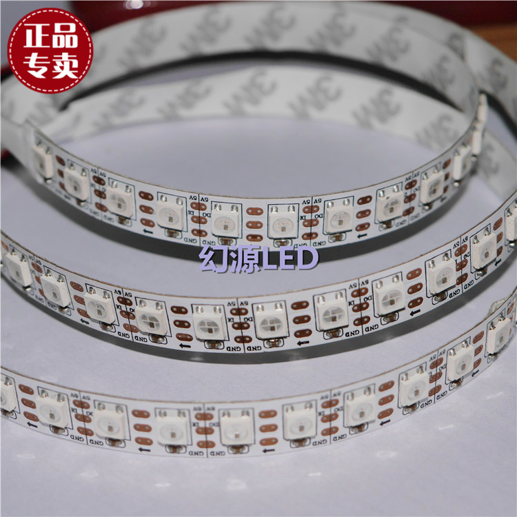 1米 WS2812B 5V 96燈/米 5050貼片 RGB LED幻彩燈條 裸版滴膠套管在類目 家裝主材, 光源, LED光源, LED燈帶中 - 來自Buy2taobao.com提供專業的淘寶代購服務