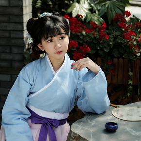 七七坊◆正统汉服 一片合围式提花棉贡缎宋式抹胸 单品 多色