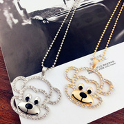Cool na fashion wild monkey gift gifts fall/winter cute necklace sweater chain long pendant jewelry 4103