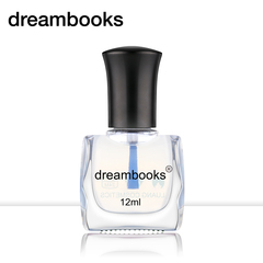 Dreambooks可剥可撕水性指甲油透明水无毒护甲底油亮油二合一12ML