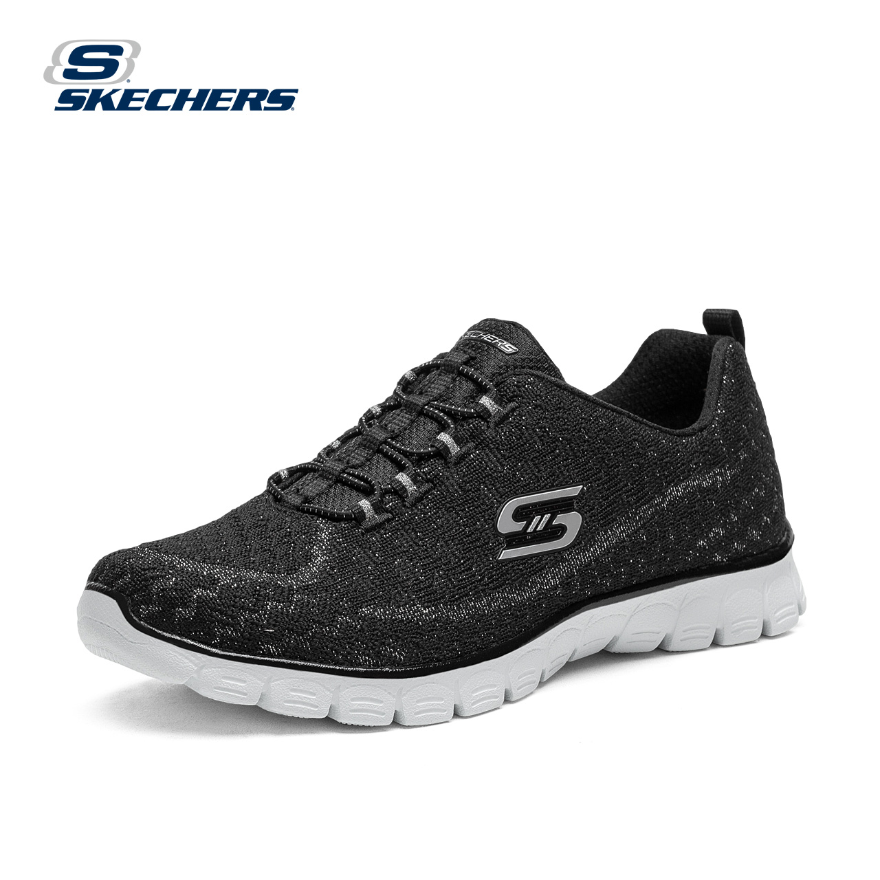 skechers斯凯奇春季新款运动休闲鞋 松紧带透气缓震低帮女鞋23412产品展示图3