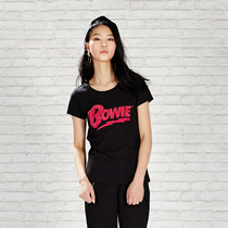 美特斯邦威2015夏装女MTEE DAVID BOWIE LOGO短袖T恤吊牌价99元