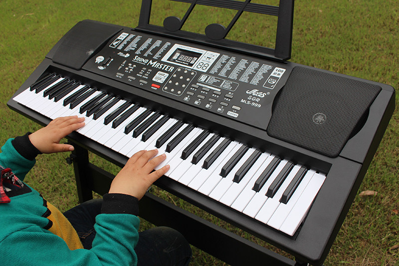 美乐斯61键电子琴成人儿童初学教学多功能电子琴入门初级琴