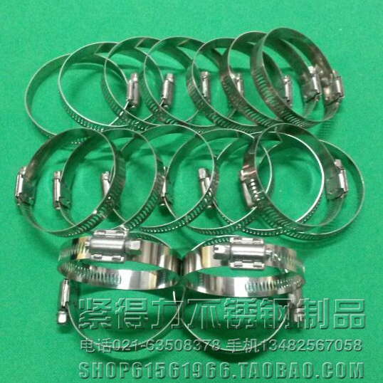 Special cabinet stainless steel 201 Four jaw button Laryngoscope diameter 32mm38mm51mm to 210mm Pipe clamp fastenersin the Hardware/Tool , Mechanical Hardware , Tube clip category - from Buy2taobao.com to provide professional Taobao agent buy service
