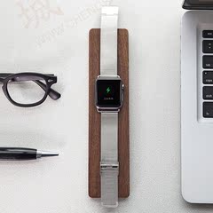 城市木匠 apple watch充电底座 苹果手表支架 watch充电实木底座