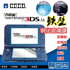 NEW 3DSLL钢化玻璃膜 NEW 3DSXL保护膜 防刮全屏贴膜