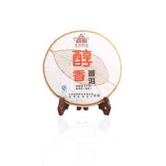 大华优农云南特产正品金福2015年特级普洱熟茶饼357g野生有机茶树