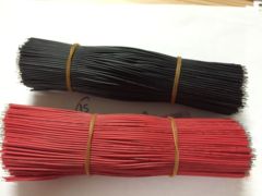 线仔26AWG 15CM 红色 黑色 导线 电子线 连接线 双头镀锡 1条起拍