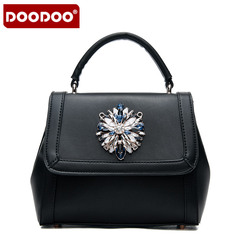 Doodoo2015 autumn and winter woman Bao Qiu shoulder hand bag ladies diagonal small bag winter tide