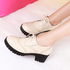 15 simple shoes designer shoes to Europe in the spring round head shoe hollow students shoes commuting