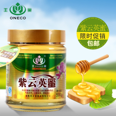 王巢 紫云英蜂蜜  农家土蜂蜜 百花蜜 原生态 特价包邮500g