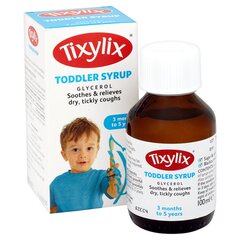 英国Tixylix baby syrup 止.咳糖浆 婴幼儿化痰止.咳缓解喉咙痛痒