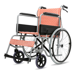 老人轮椅折叠轻便轮椅老人手推车残疾人旅行折叠便携轮椅车代步车