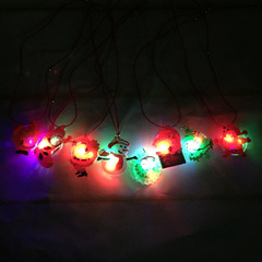 圣诞节发光胸针发光手环手表LED发光挂针儿童圣诞小礼物发光饰品