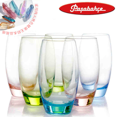 玻璃杯无铅帕莎水晶玻璃水杯子耐热透明家用随手杯果汁杯喝水杯子