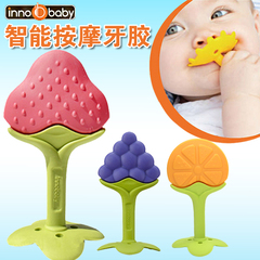 Innobaby 硅胶固齿器 按摩牙胶玩具软轻易握 缓解长牙不适