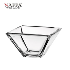 NAPPA欧式进口果盘果斗玻璃 时尚创意客厅点心盘干果盘玻璃水果盘