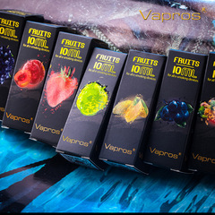 VAPROS正品电子烟烟油10ML大烟雾烟草纯正水果味蒸汽烟烟液进口