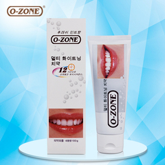 OZONE全效美白牙膏 韩国进口 去口臭烟渍美白口腔护理除菌抗敏感