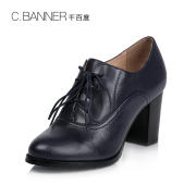 C.BANNER/banner fall 2015 the new sheep with coarse deep mouth shoe with ankle boots A5457843