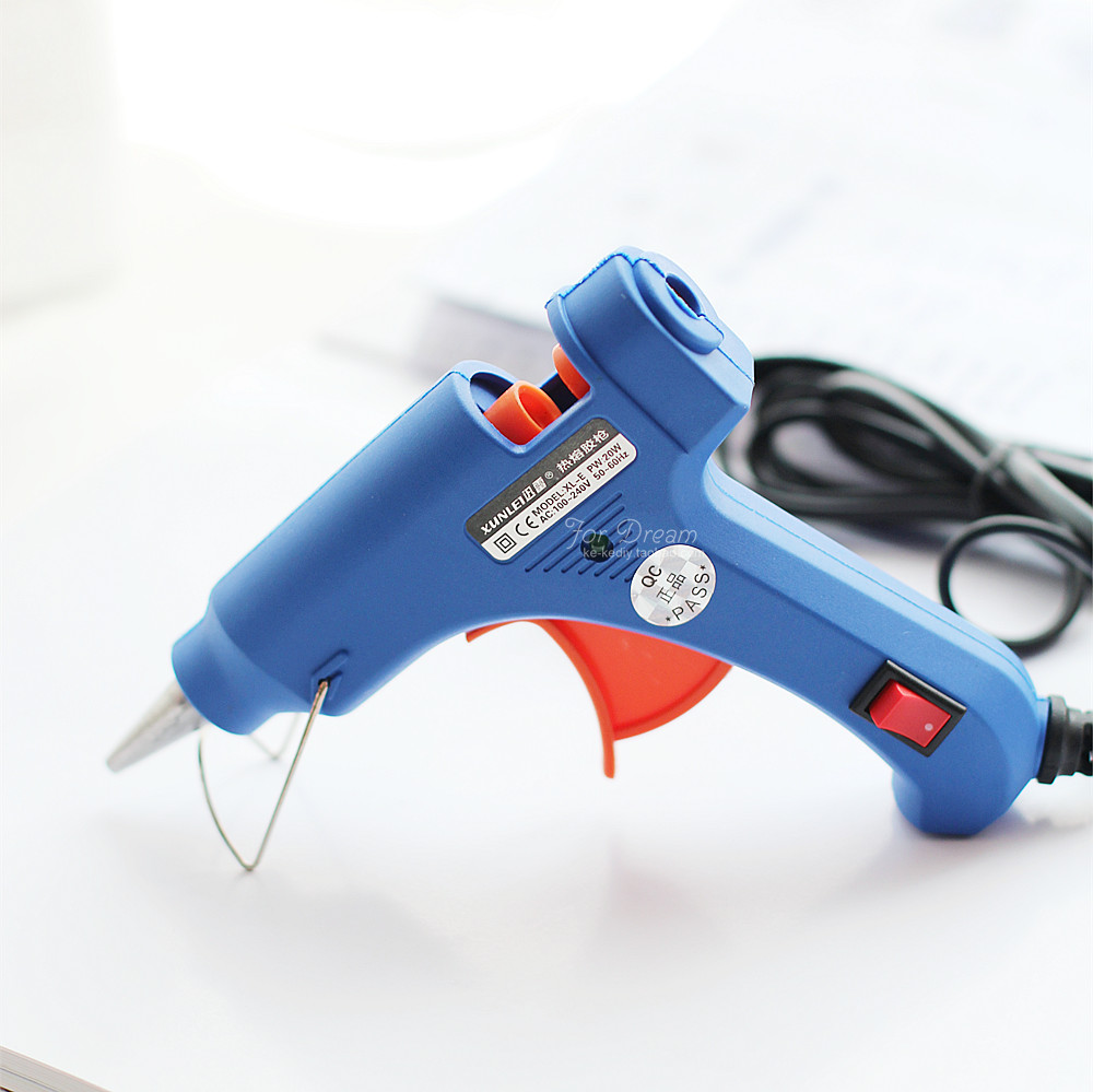 【可可家の工具】手工布艺DIY 20W手工热熔胶枪/送2支胶棒|msdalam kategori rumah Fabrik, bahan-bahan jahitan DIY, alat dan produk siap, panas mencairkan gam pistol - dari Buy2taobao.com untuk memberikan perkhidmatan ejen Taobao profesional membeli