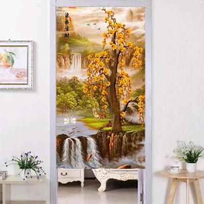 门帘隔断帘卧室风水开运图片