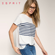 【包邮】新品 ESPRIT女士时尚百搭短袖T恤-075EO1K005吊牌价399