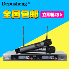 DEPUSHENG DR28S 得普声专业一拖二无线话话筒KTV家庭麦克风舞台