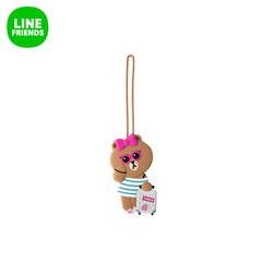 LINE FRIENDS 丘可周边姓名牌 动漫创意设计行李包吊牌托运牌