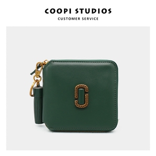 chloe的流浪者多少錢 Coopi Studio 2020新款女短款錢包真皮流蘇拉鏈小錢包牛皮錢夾 chloe的包